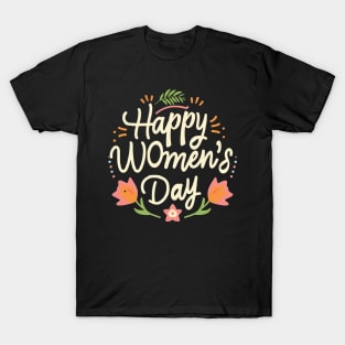 Happy Women's Day, Women's Rights Day T-shirt. T-Shirt